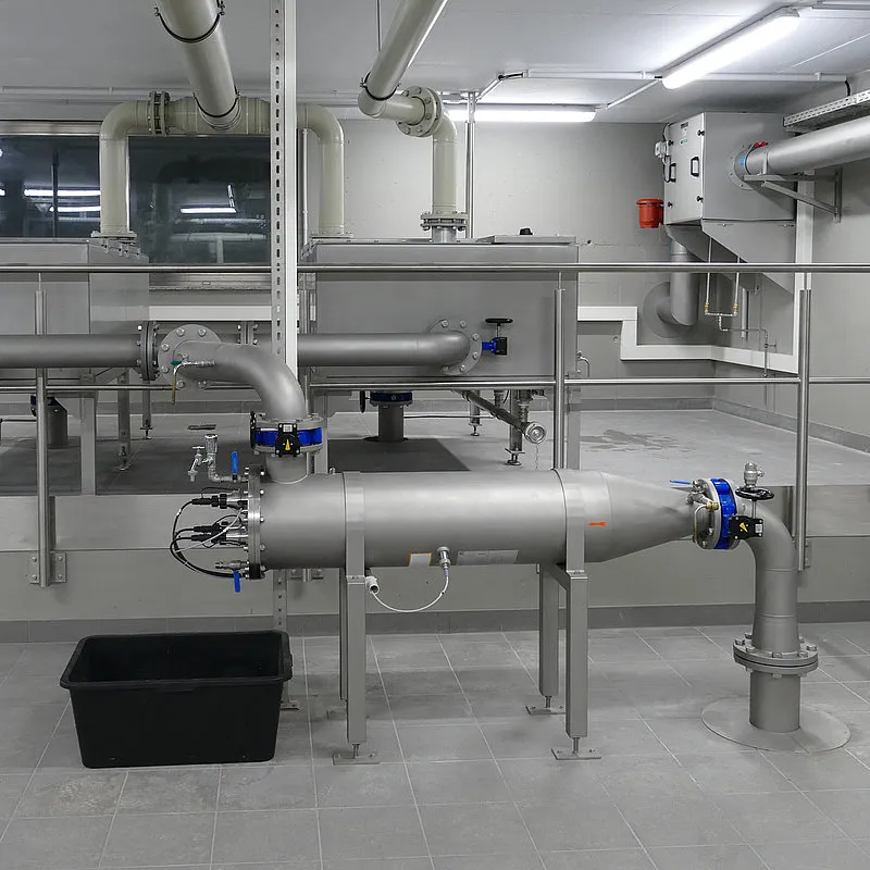 UV-Anlage zur Desinfektion im Wasserwerk Brendlorenzen